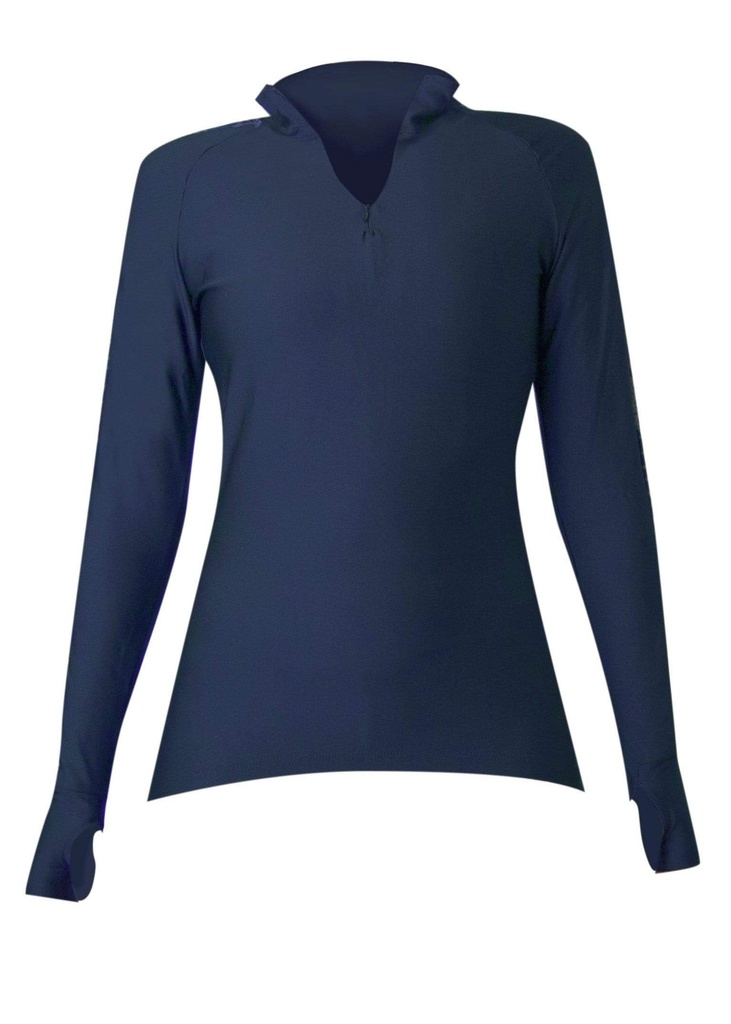 BOATHOUSE Women's Quarter-Zip Compression Top — 8