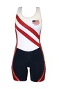 Women's USA Double Stripe Pinnacle II Unisuit — 1