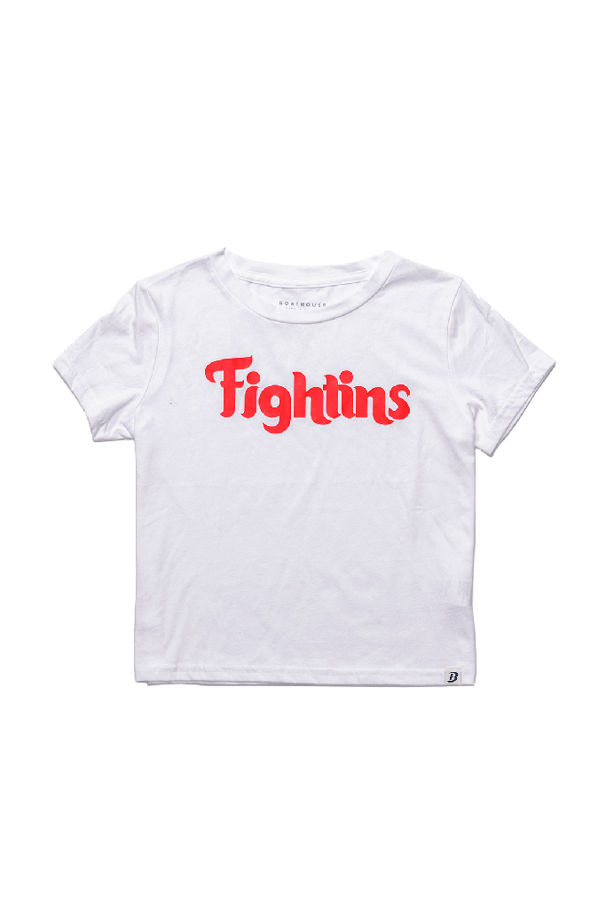 WOMEN'S CROPPED "Fightins' T-SHIRT — 1